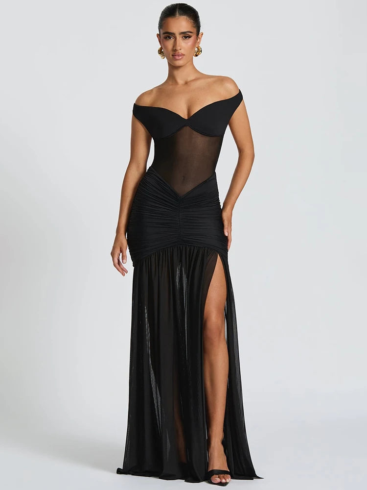 Noir Sheer Maxi