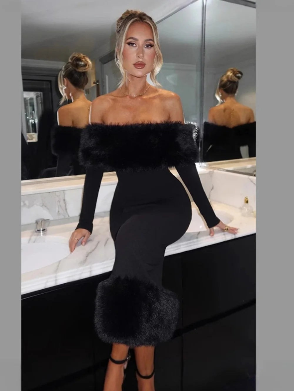 Velour Luxe Gown