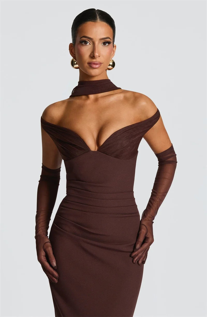 Noir Sheer Gown