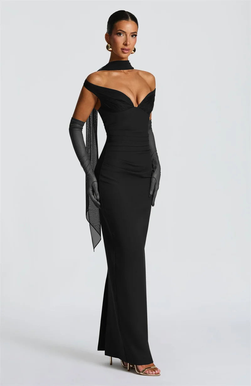 Noir Sheer Gown
