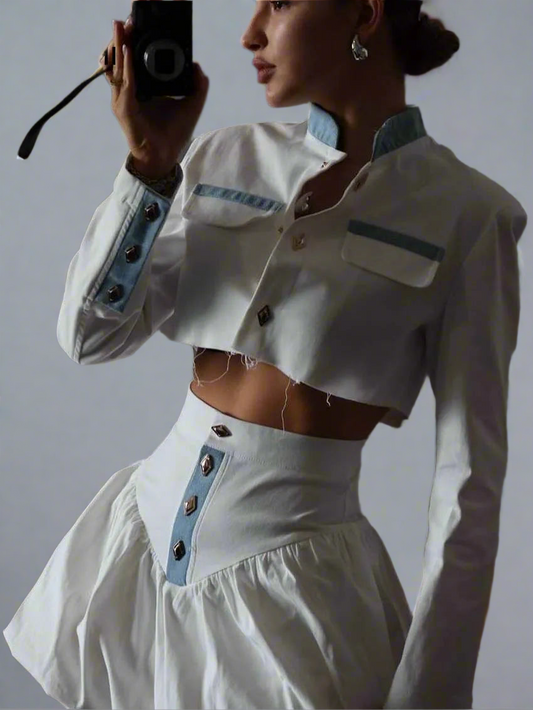 Blanc Élégance Set