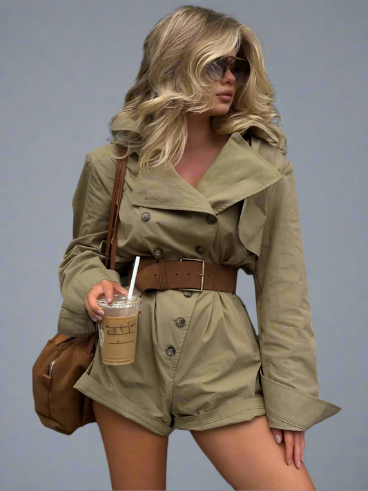Khaki Luxe Jumpsuit