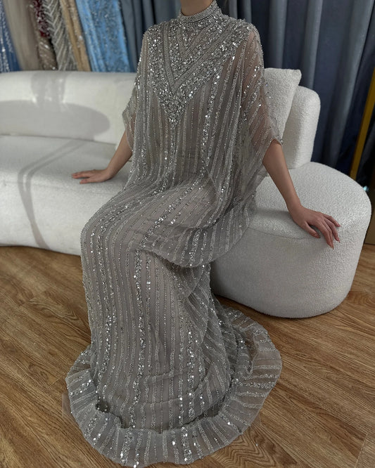 Silver Serene Kaftan