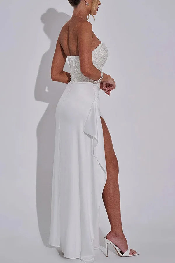 Satin Éclat Gown