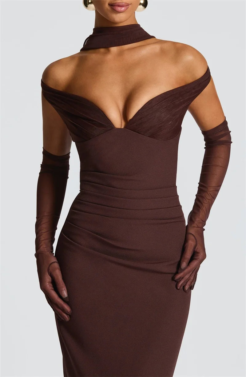 Noir Sheer Gown