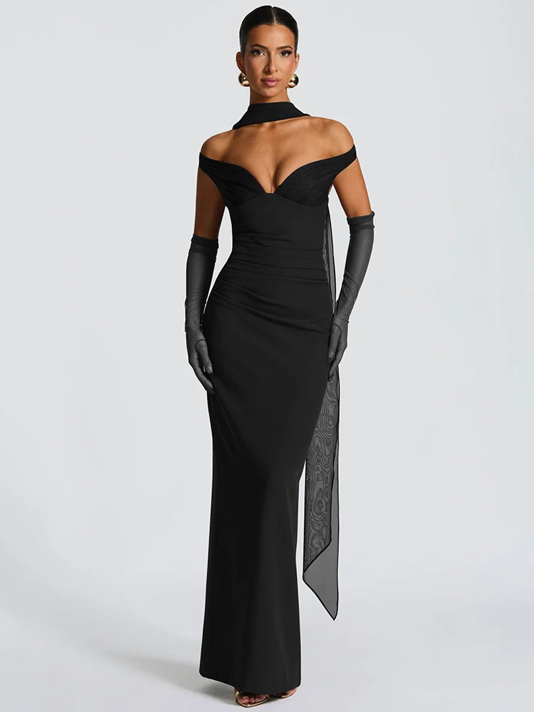 Noir Sheer Gown