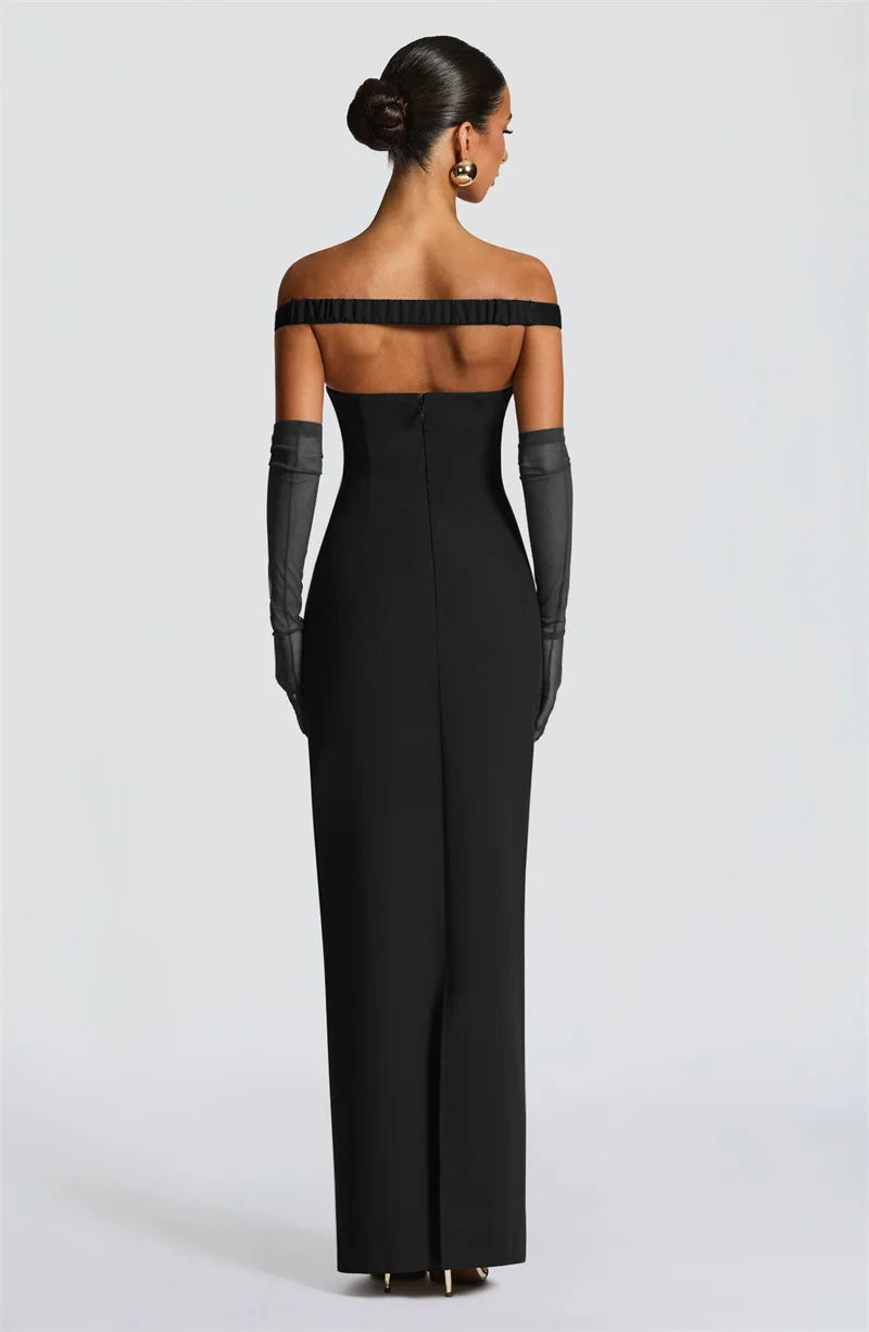 Noir Sheer Gown