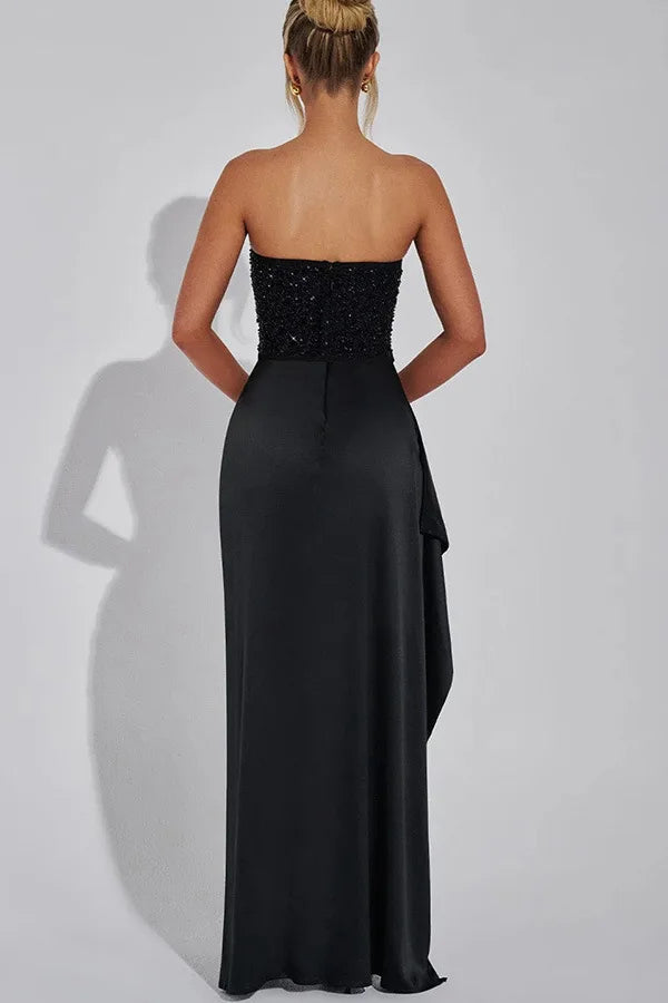 Satin Éclat Gown