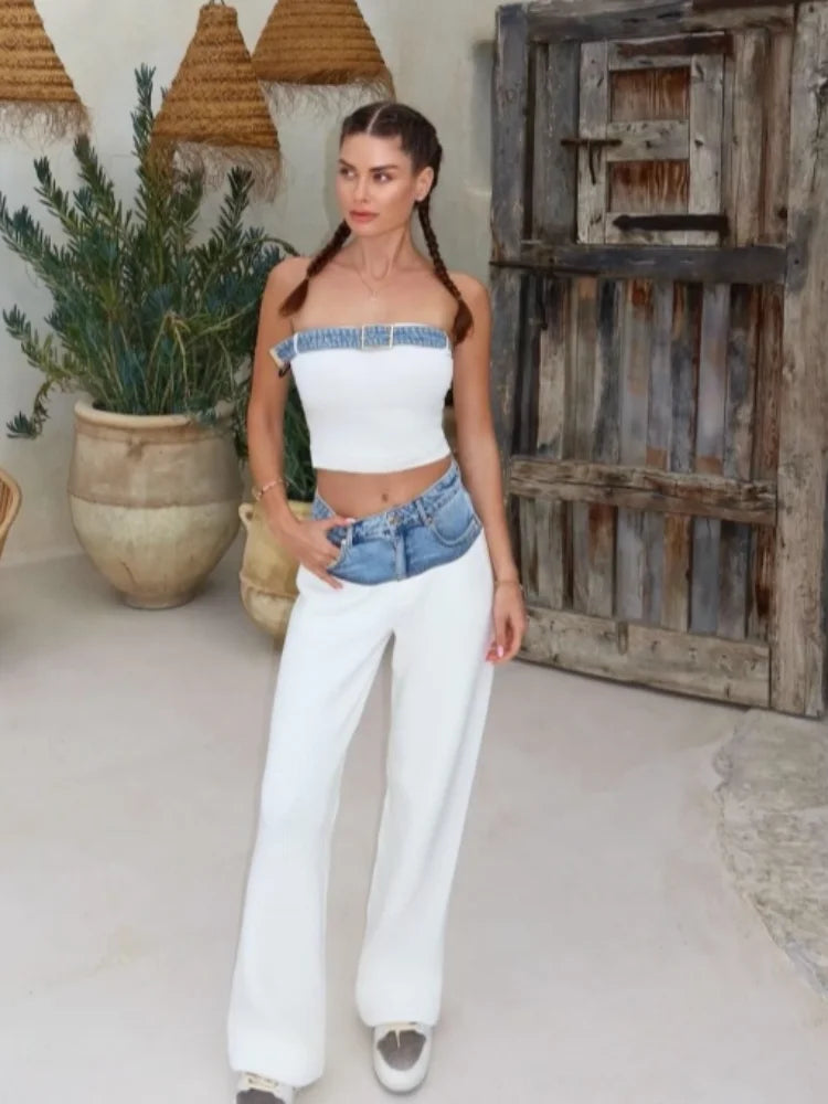 Denim Duo Set