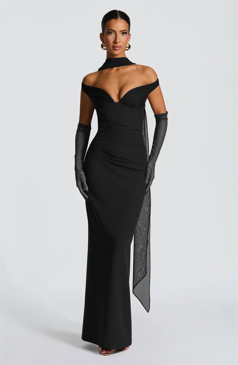 Noir Sheer Gown