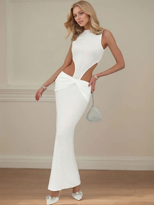 Ivory Sculpt Gown